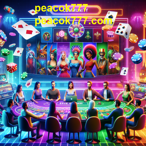 A Importância da Comunidade nos Jogos Online do peacok777